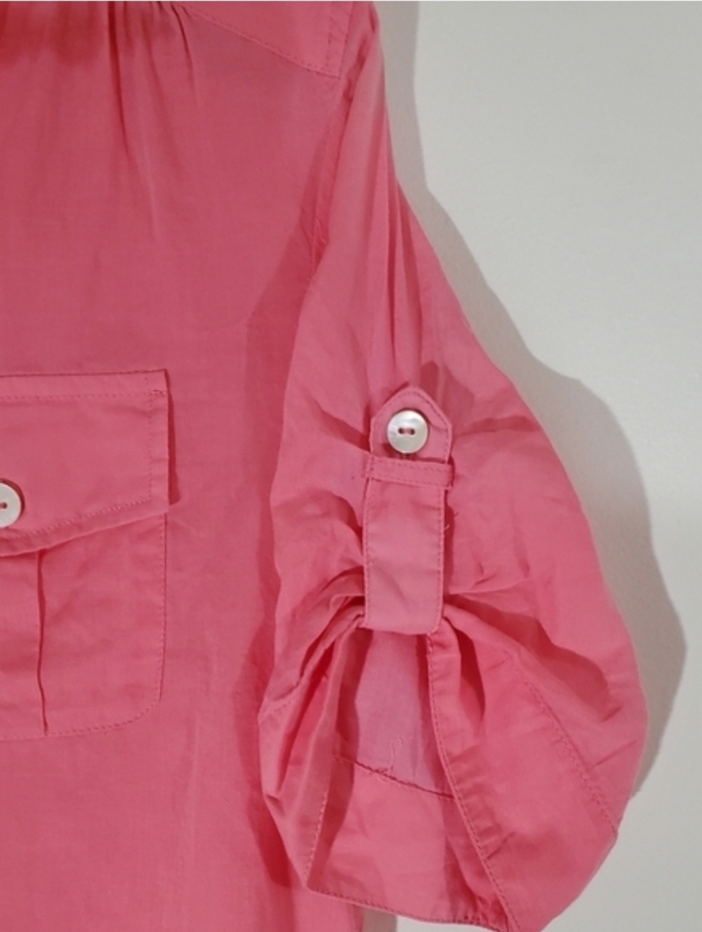 CHICO'S womans Cotton Button Down - Picture 2 of 4